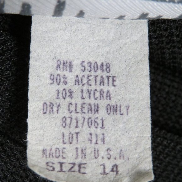 Citi Dress* Long Sleeve Padded Shoulders Front‎ Lined Cardigan Sweater~ Size 14 - Picture 5 of 8